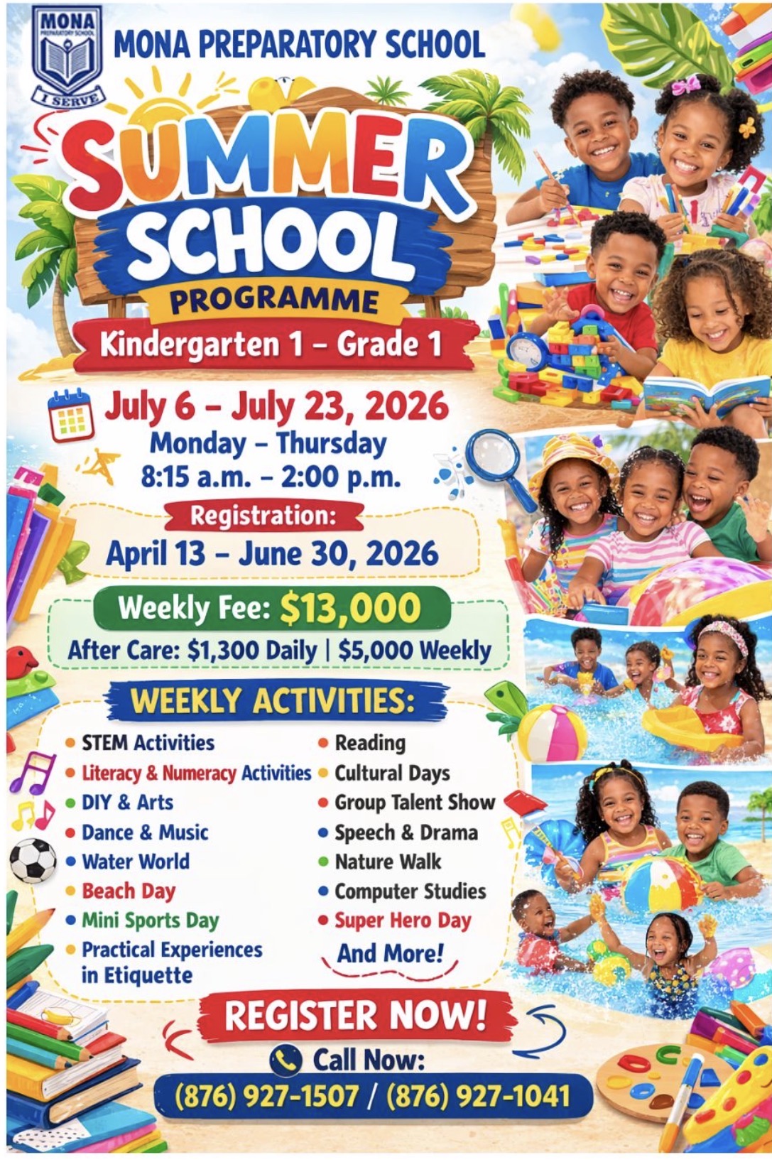 Lower School Summer Flyer 2026